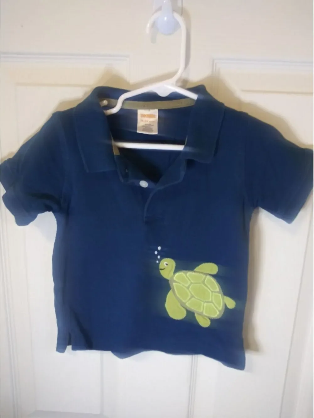 Old Navy Boys Jeans - Gymboree Polo Shirt Turtle Graphic Size 12-18 Months Navy